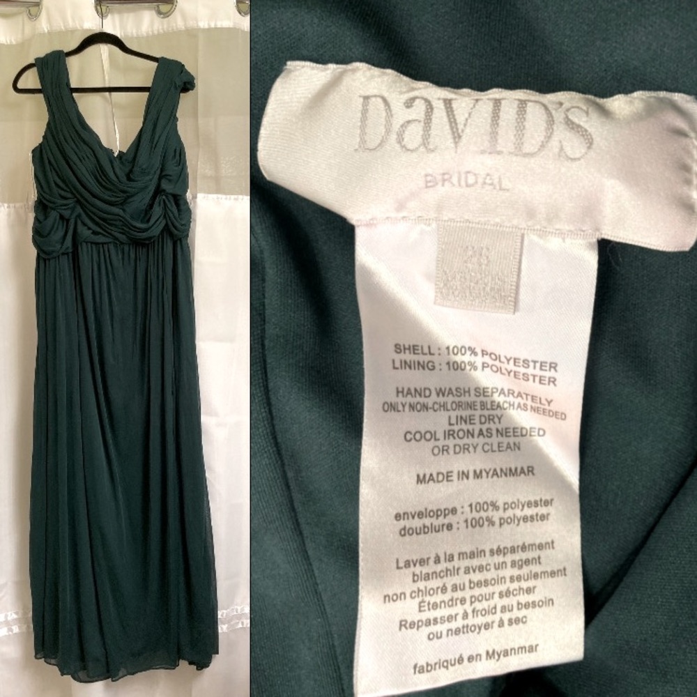 Size 26 Plus David’s Bridal Mess Juniper Dress